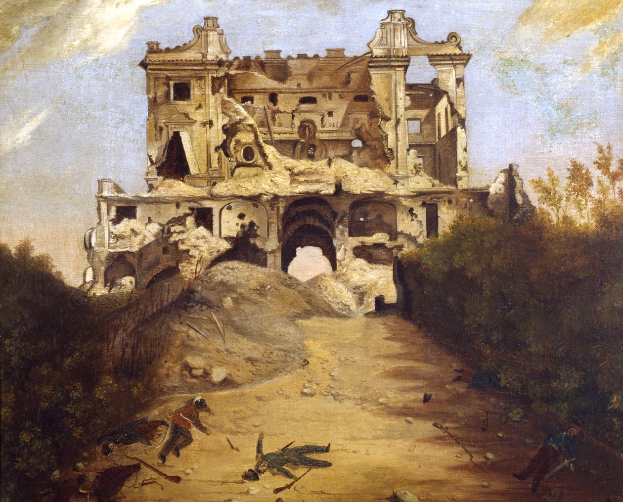 The House of the Four Winds, ca. 1849 (olje på lerret) av Giambattista Bassi