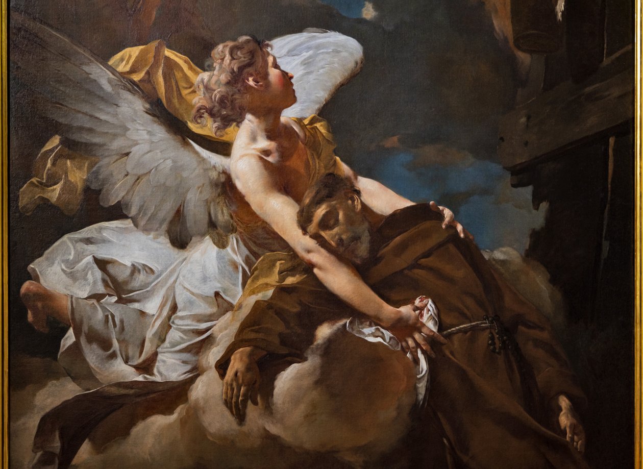Ecstasy of St. Francis, detalj av Giambattista Piazzetta