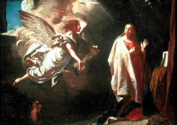 Bebudelsen (olje på lerret) av Giambattista Piazzetta