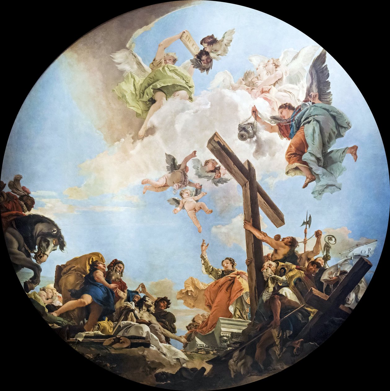 Oppdagelsen av det sanne kors, ca. 1745. av Giambattista Tiepolo
