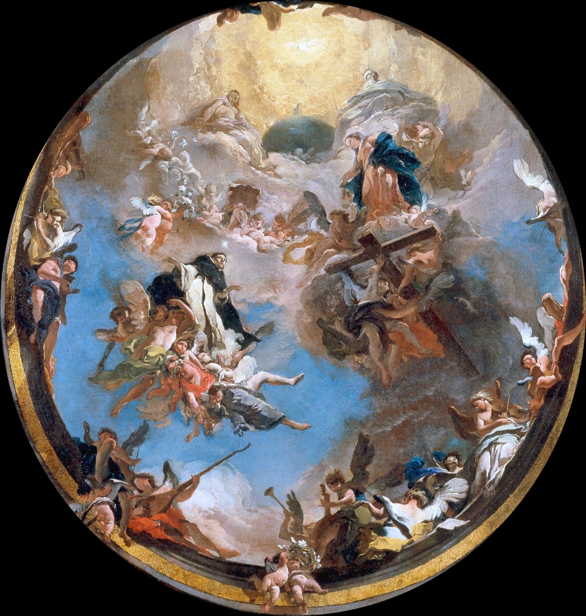 The Glory of Saint Dominic, ca 1738. av Giambattista Tiepolo