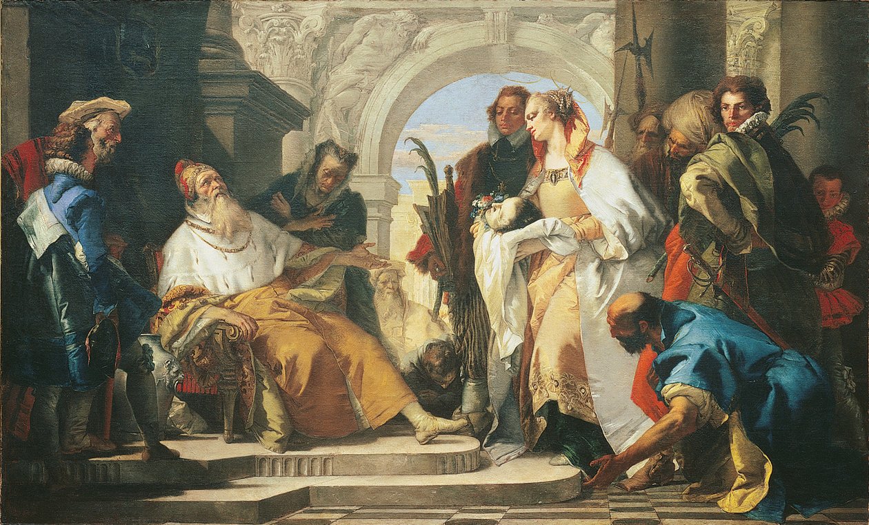 Skytshelgenene til Crotta-familien av Giambattista Tiepolo