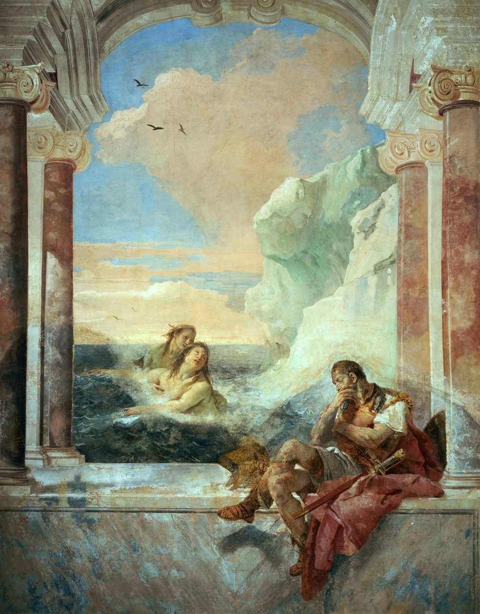 Thetis trøster Achilles, 1757. av Giambattista Tiepolo