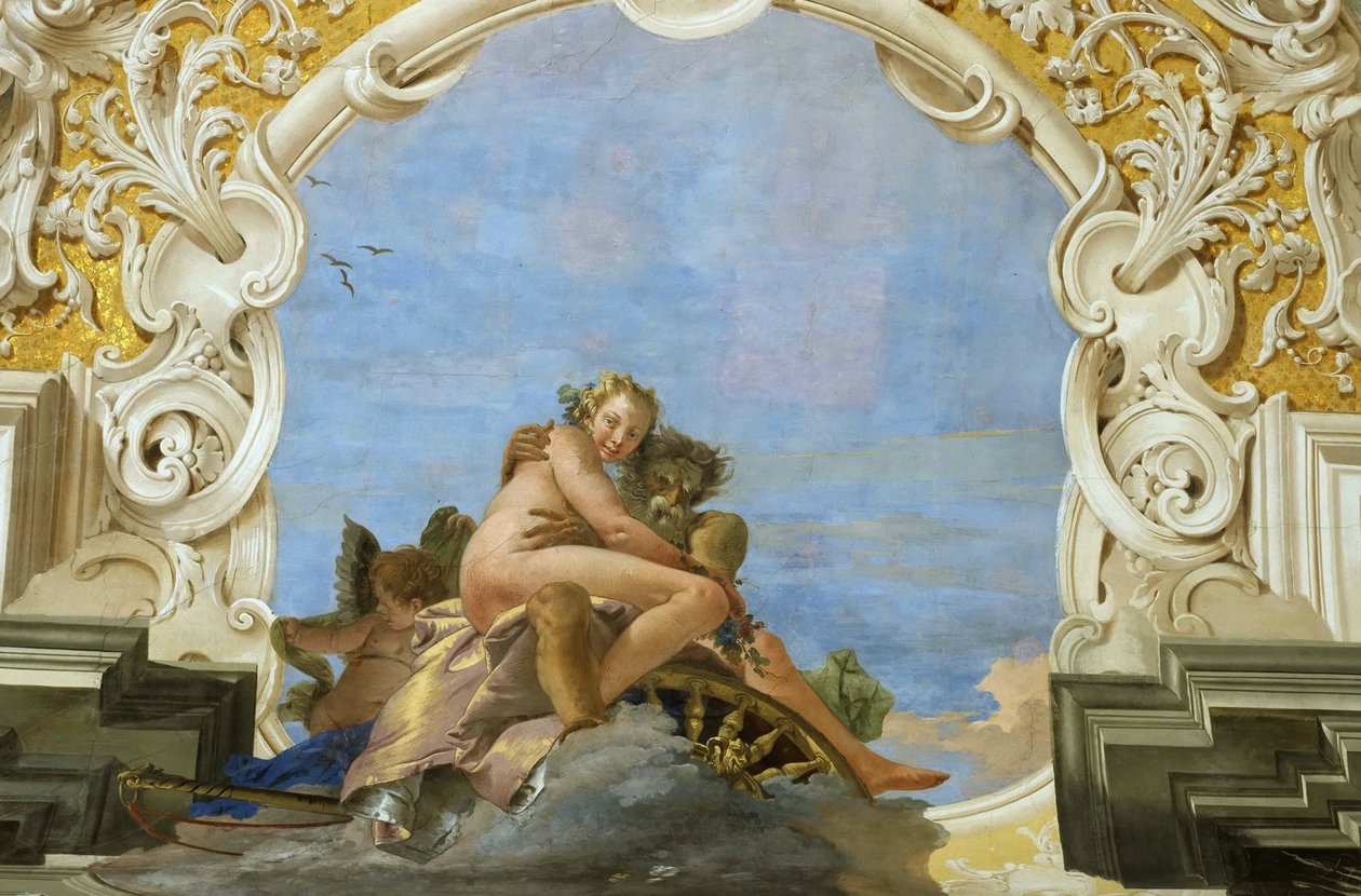Time bortfører Beauty Pluto Abducting Persephone, ca 1746. av Giambattista Tiepolo