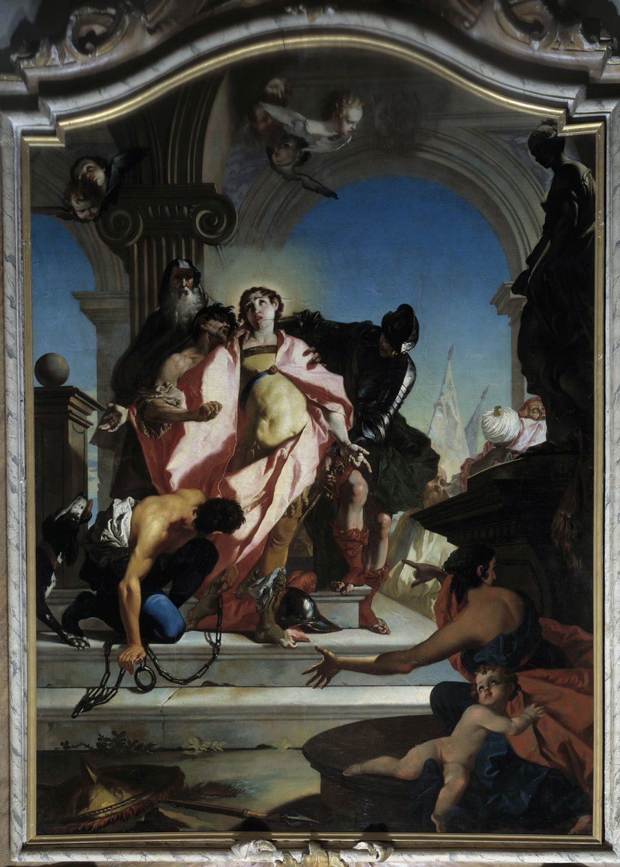 Fangst av Saint George (maleri) av Giambettino Cignaroli