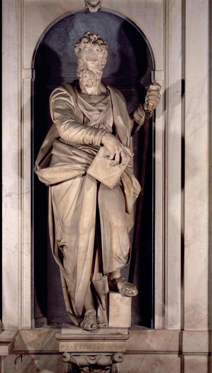 St. Philip, nisje fra Salviati-kapellet (marmor) av Giambologna