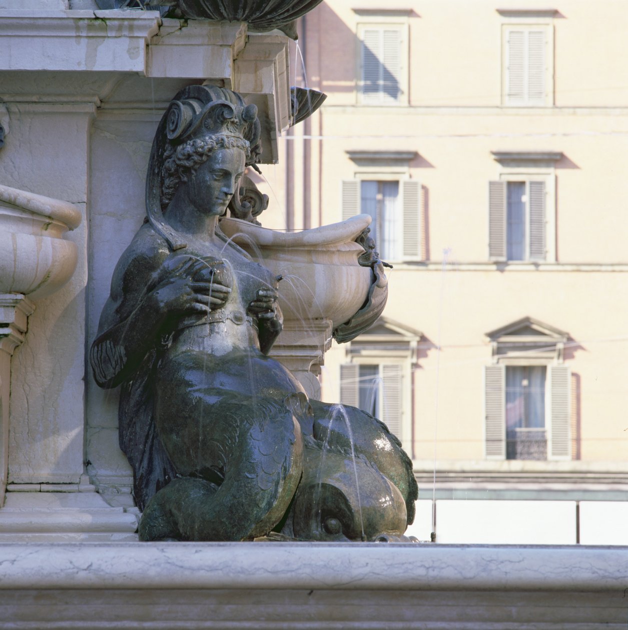 Fountain of the Neptun, eller Fountain of the Giant, 1566 av Giambologna and Tommaso Laureti