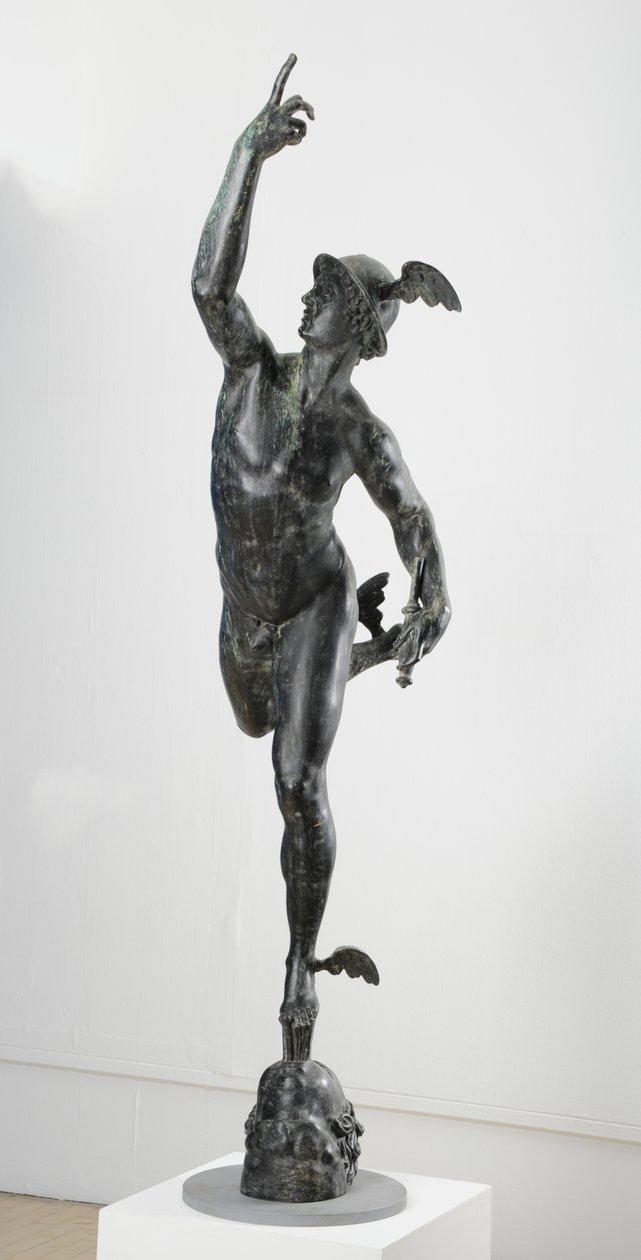 Kvikksølv (bronse) av (after) Giambologna