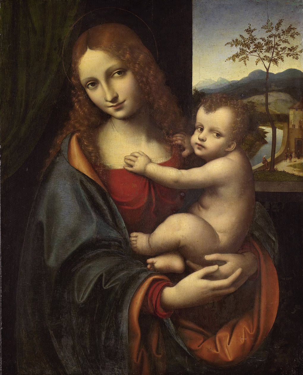 Jomfru og barn, 1510-1525 av Giampietrino
