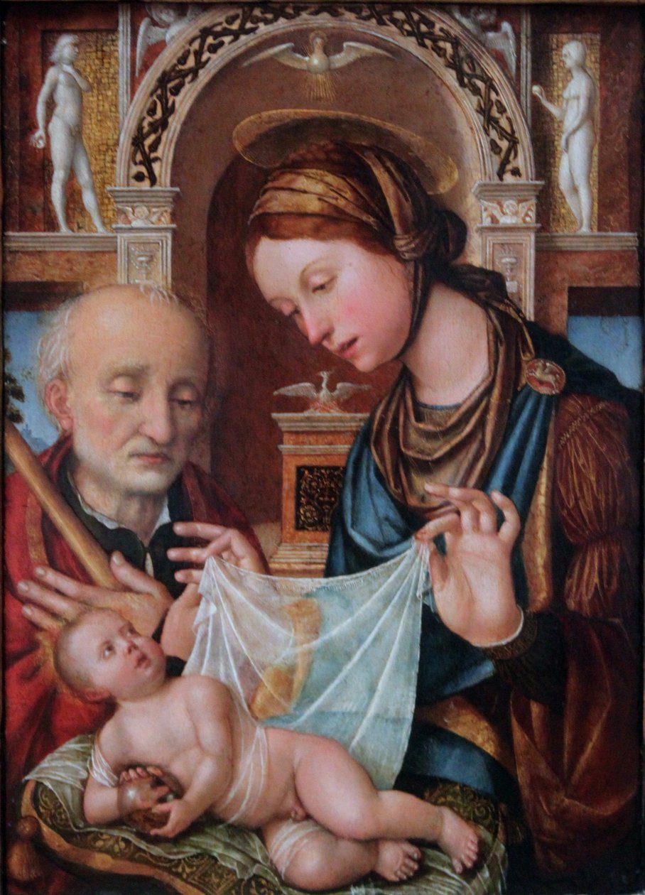 Den hellige familie av Gian Francesco de Maineri