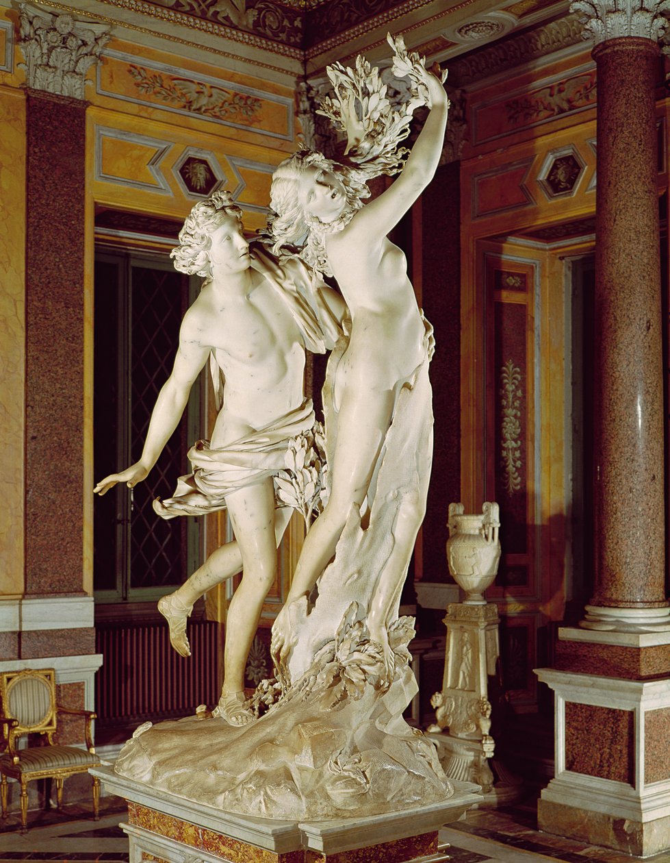 Apollo og Daphne, 1622-25 (marmor) av Gian Lorenzo Bernini