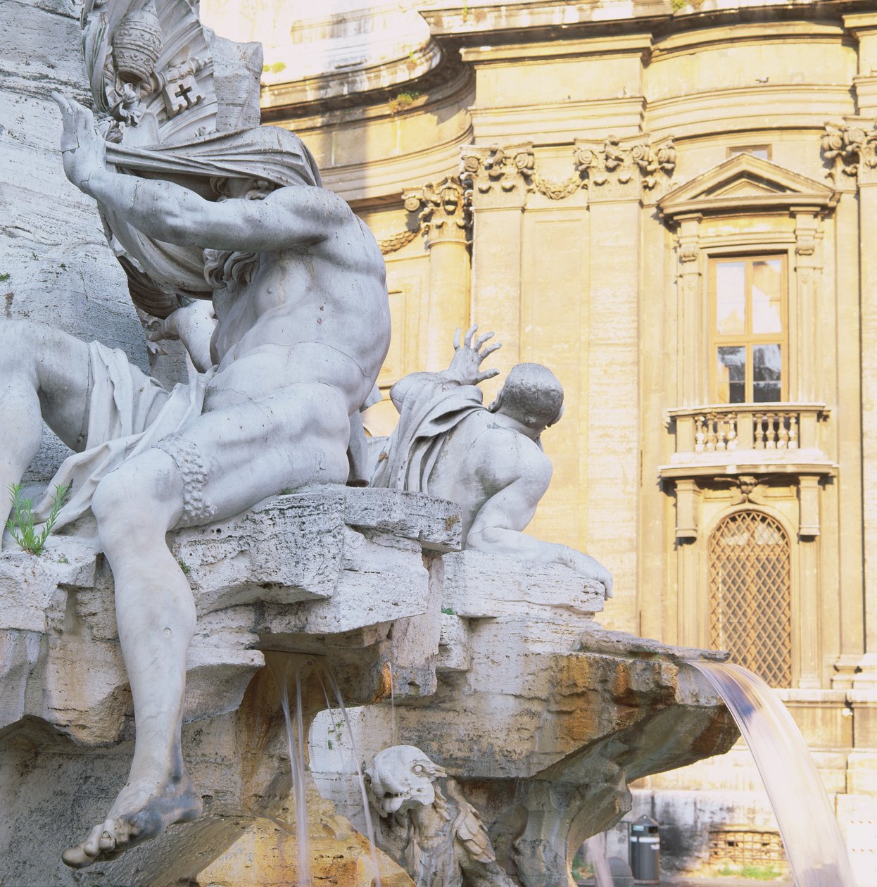 Symbolsk figur av Nilen, fra Fontana dei Quattro Fiumi (Fountain of the Four Rivers), 1651 av Gian Lorenzo Bernini