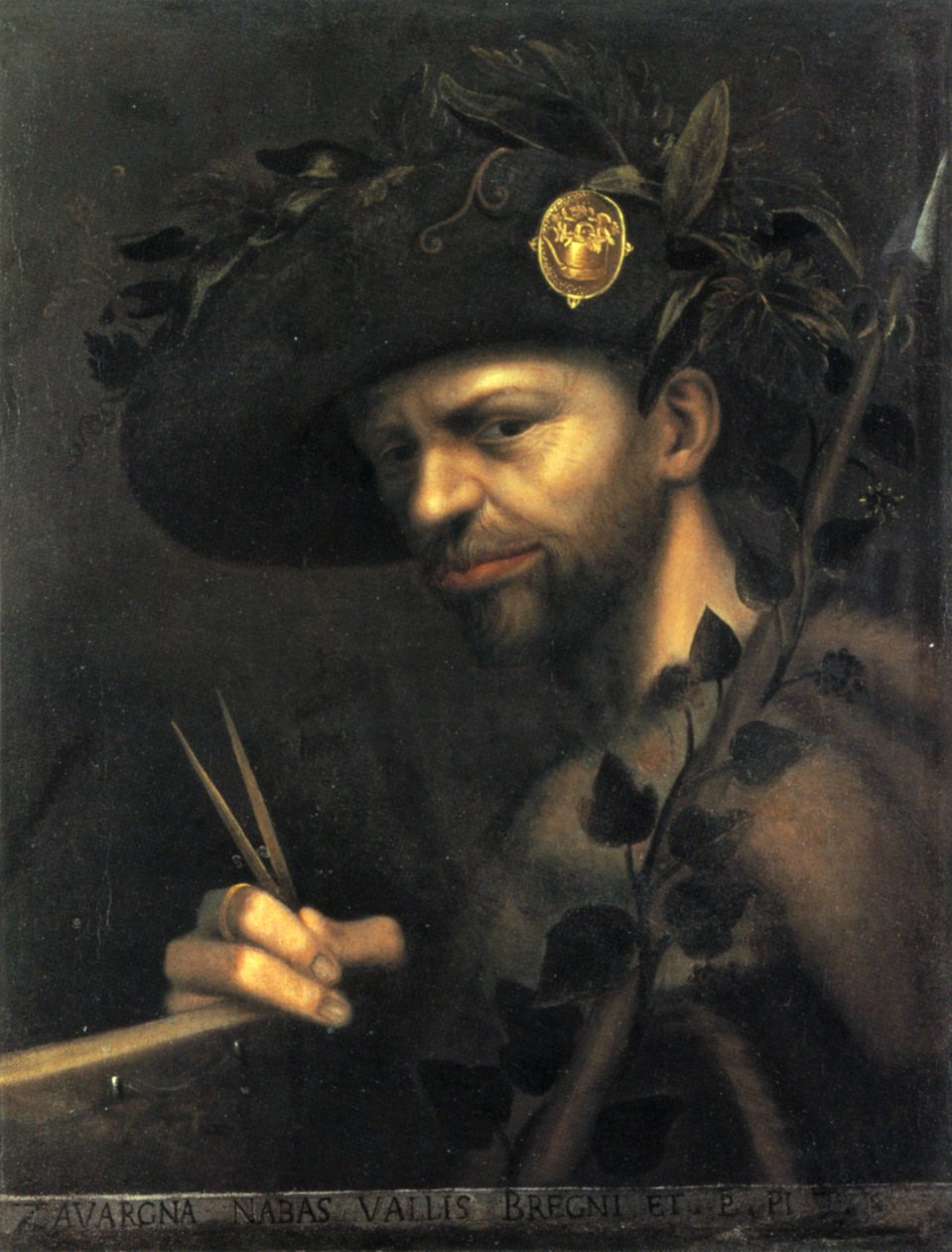 Selvportrett av Gian Paolo Lomazzo