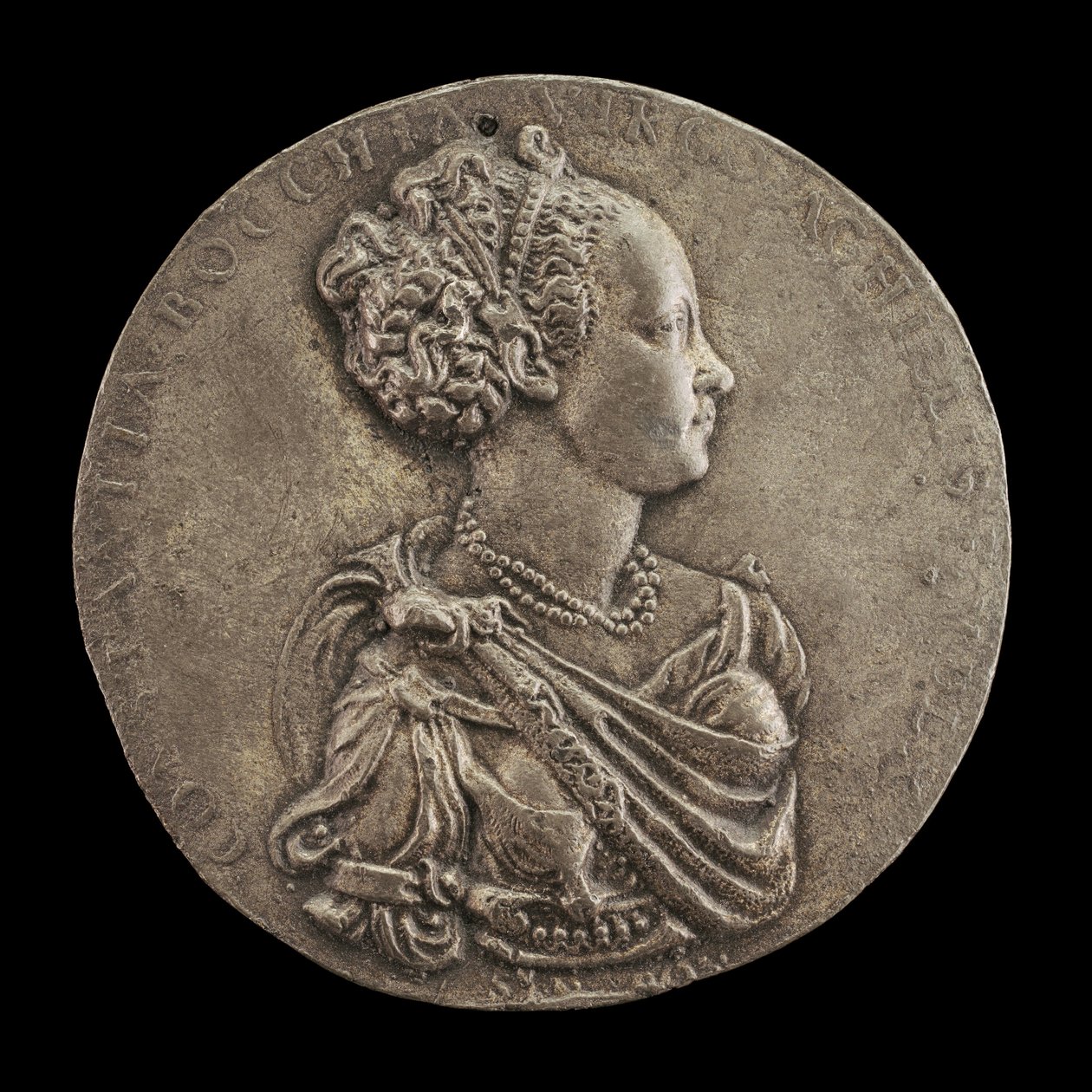 Costanza Bocchi, død 1566, kone til Gianfrancesco Malvezzi, 1560. av Gian Antonio Signoretti