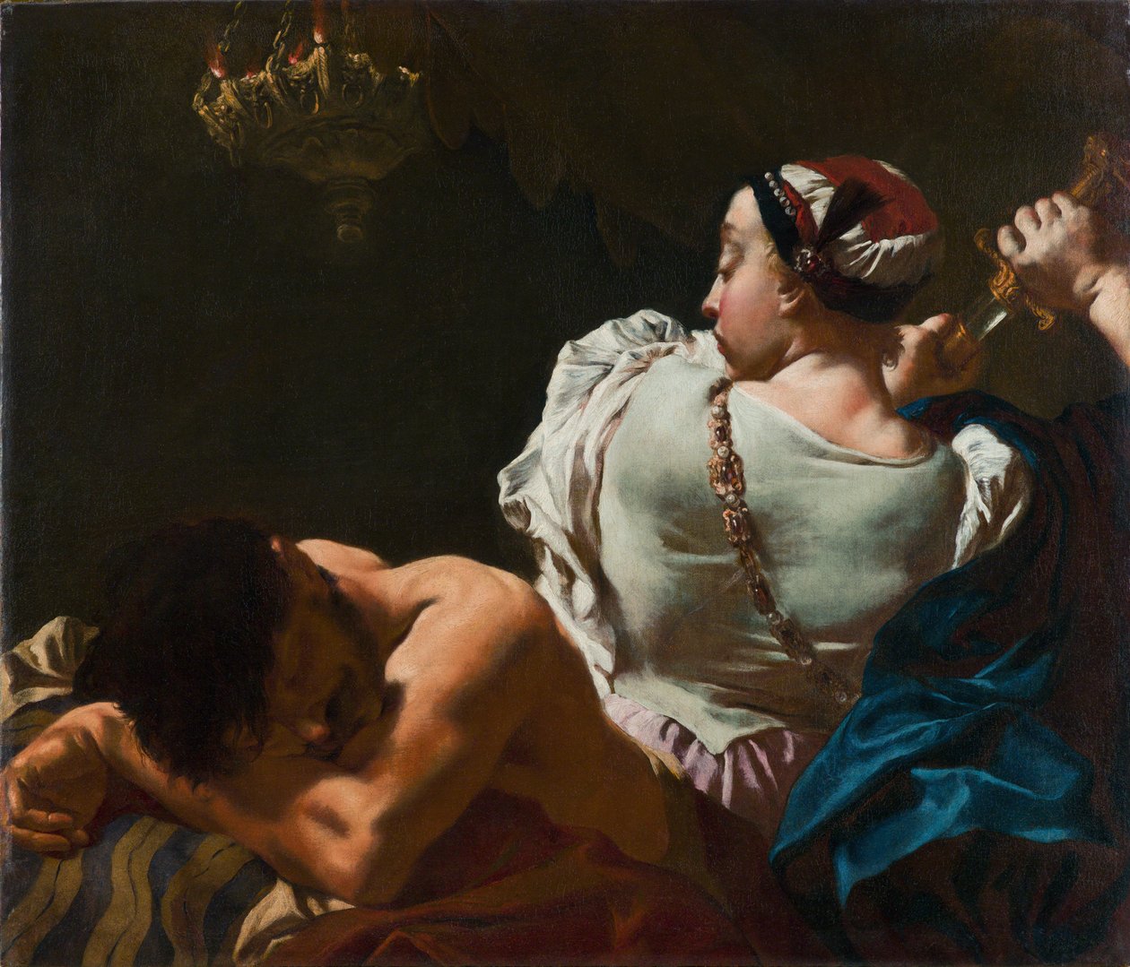 Judith halshugger Holofernes, midten av det 18. århundre. av Gian Battista Piazzetta