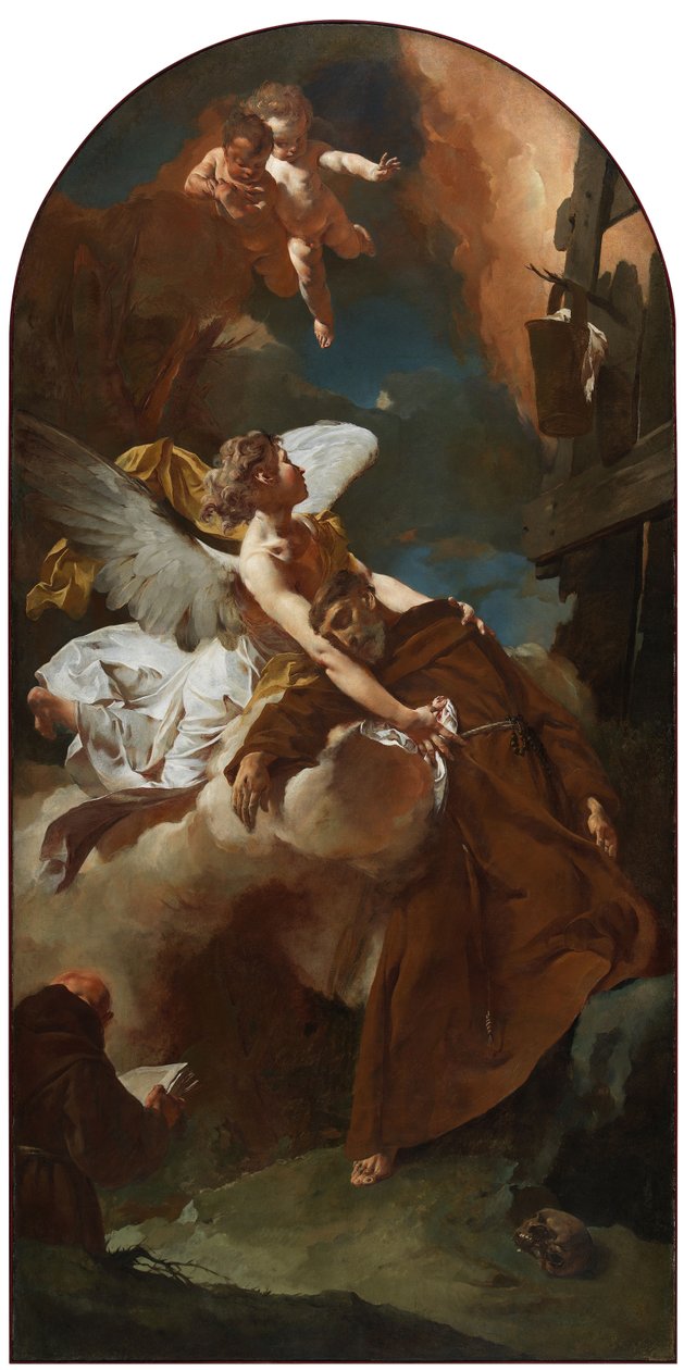 Den hellige Frans av Assisi i ekstase, ca. 1729. av Giovanni Battista Piazzetta
