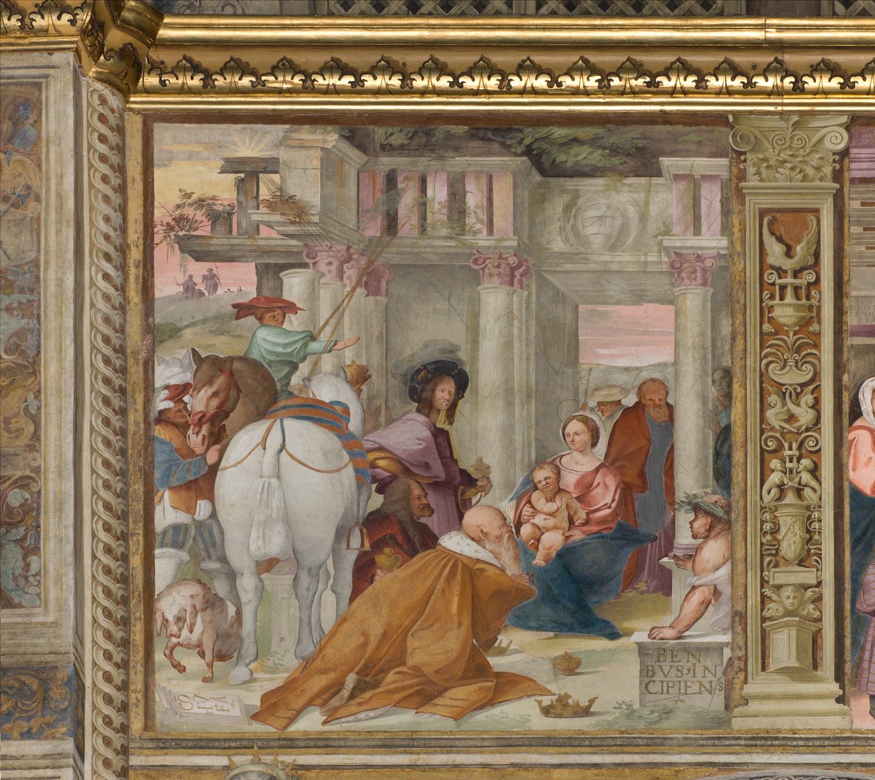 Central Ave, Fifth North Span, Adoration of the Magic, Gian Francesco Journey av Gian Francesco Bembo
