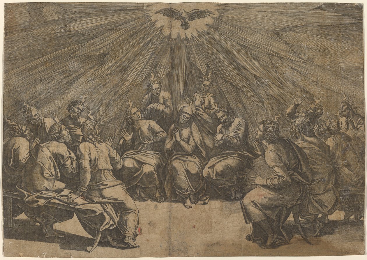 pinse av Gian Jacopo Caraglio after Raphael