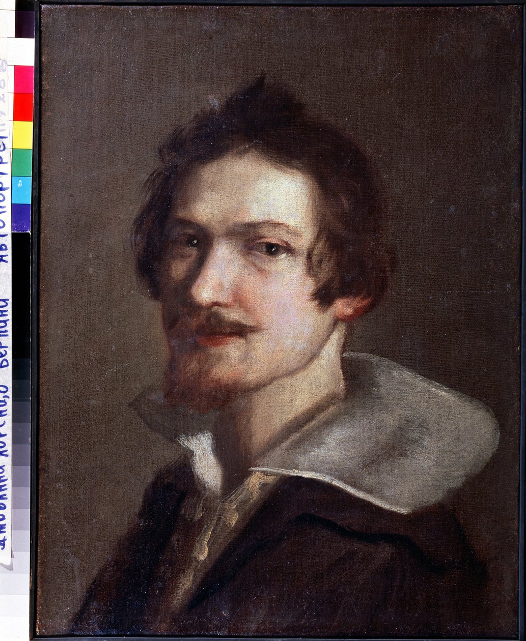 ""Selvportrett"" Maleri av Gianlorenzo Bernini, kjent som Bernini (1598-1680) rundt 1630 Serpukhov, Statens museum for historie og kunst av Gian Lorenzo Bernini