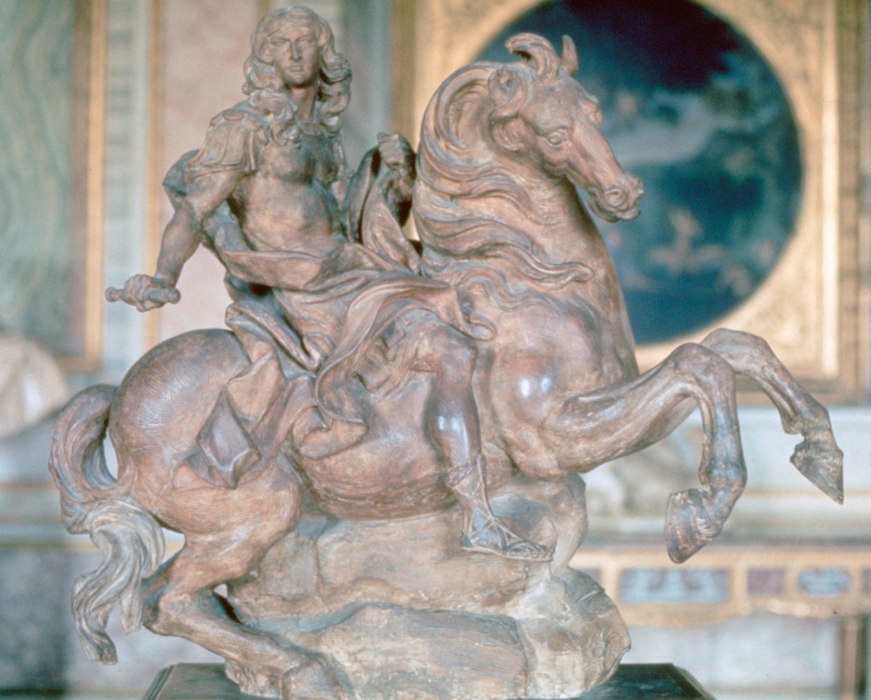 Rytterstatue av kong Louis XIV, 1670 av Gian Lorenzo Bernini