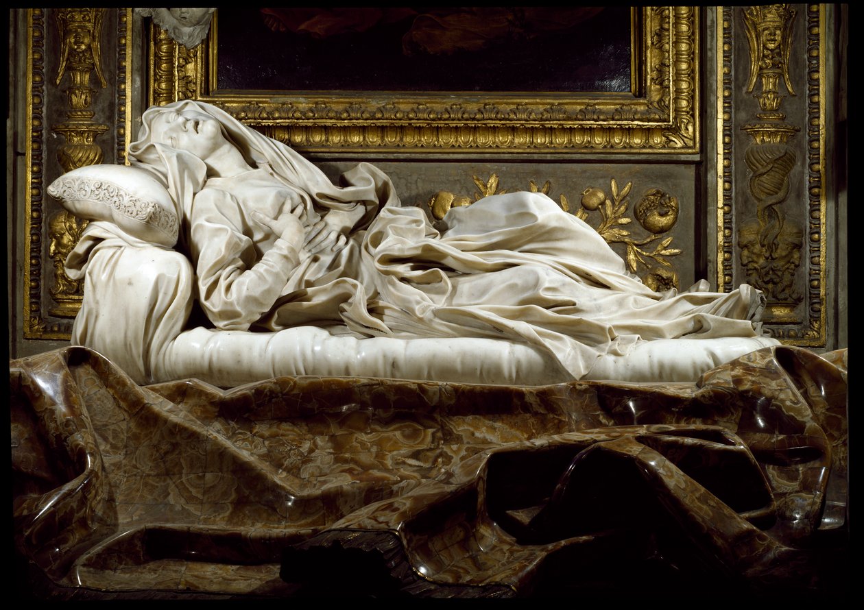 Salige Ludovica Albertoni Salige Ludovica Albertoni (1474-1533) representert i ekstase. Marmorskulptur av Gian Lorenzo Bernini (1598-1680) 1674 Roma, San Francesco a Ripa-kirken av Gian Lorenzo Bernini