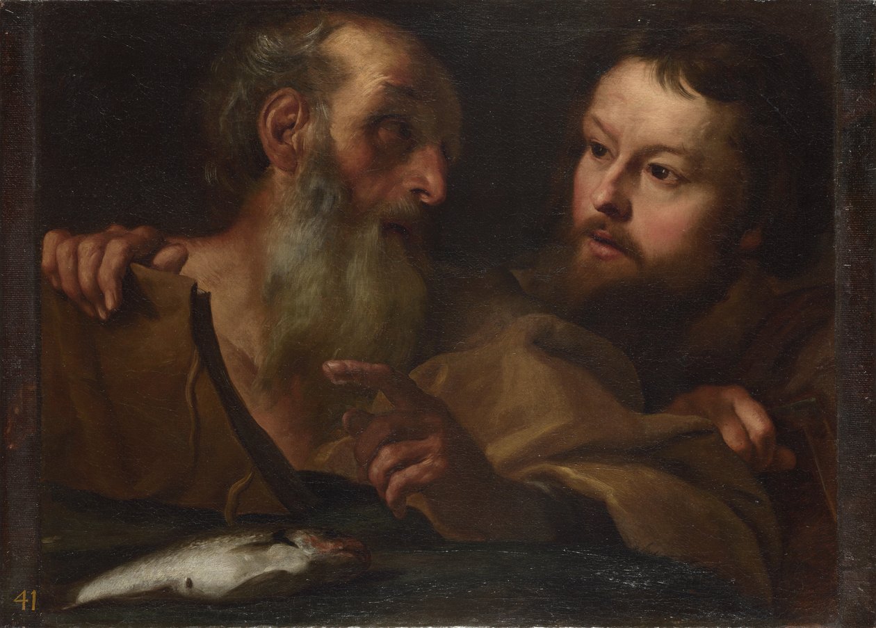 De hellige Andrew og Thomas, før 1627 av Gian Lorenzo Bernini
