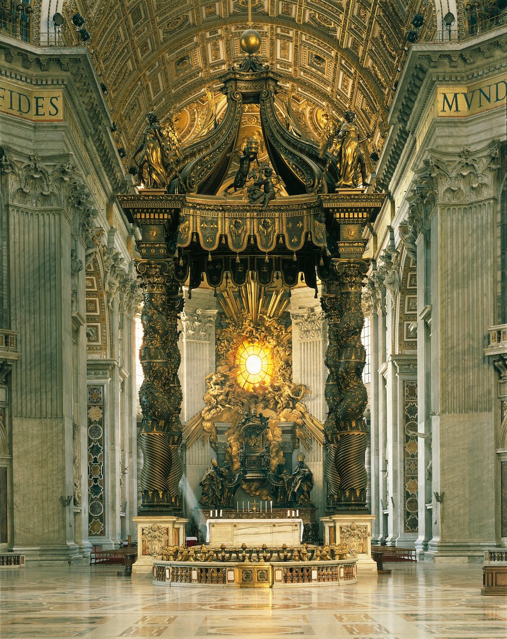 St Peters baldakin (Baldacchino) av Gian Lorenzo Bernini