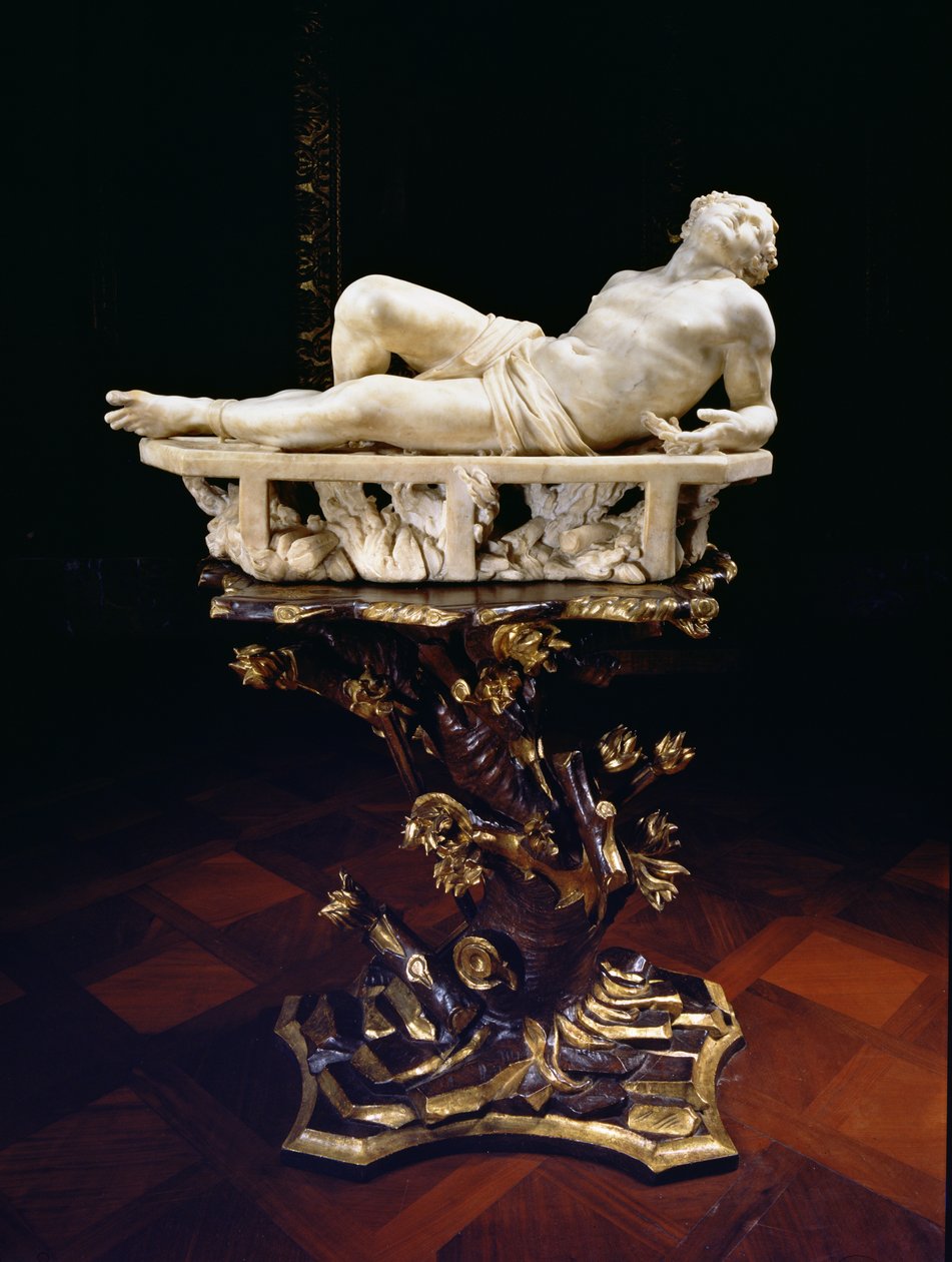The Martyrdom of St. Laurence, 1613 (marmor) av Gian Lorenzo Bernini