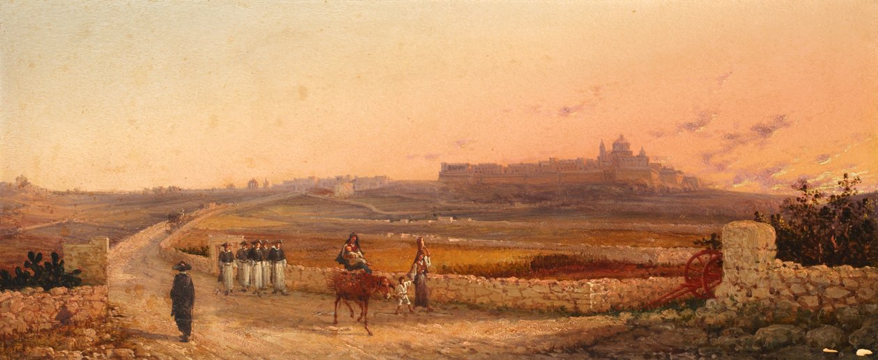 By, Malta, 1888 av Giancinto Gianni