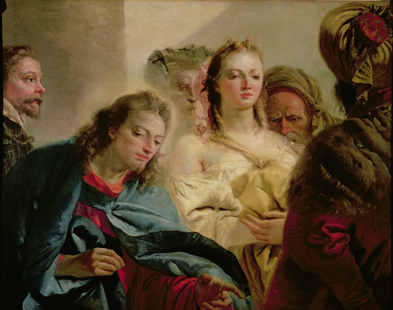 Kristus og utroskapen, 1751 av Giovanni Domenico Tiepolo