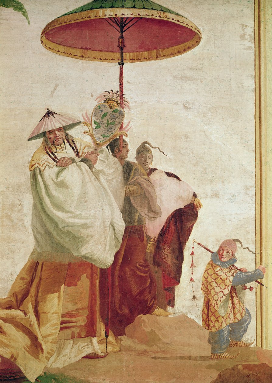 The Walk of the Mandarin av Giovanni Domenico Tiepolo