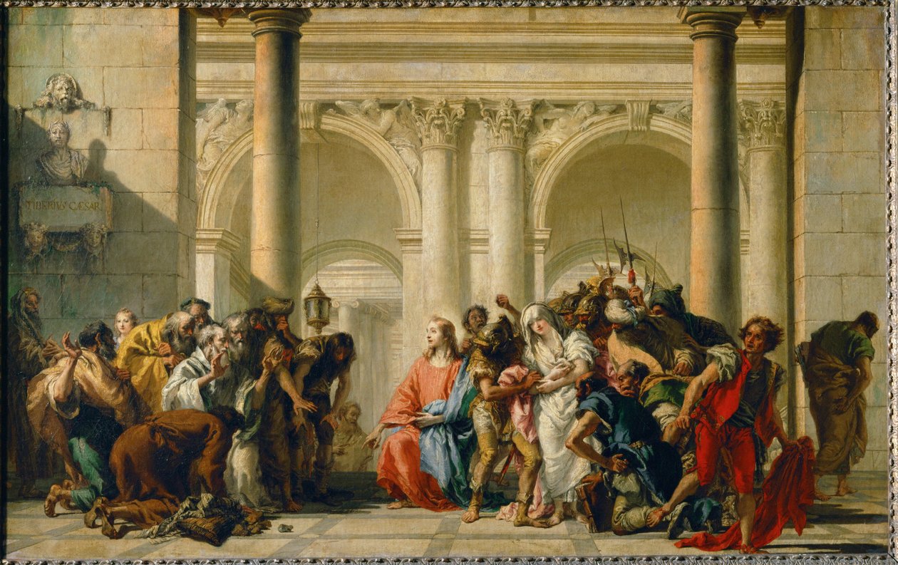 Kristus og ekteskapsbryteren Kristus og ekteskapsbryteren … av Giandomenico (1727-1804) Tiepolo