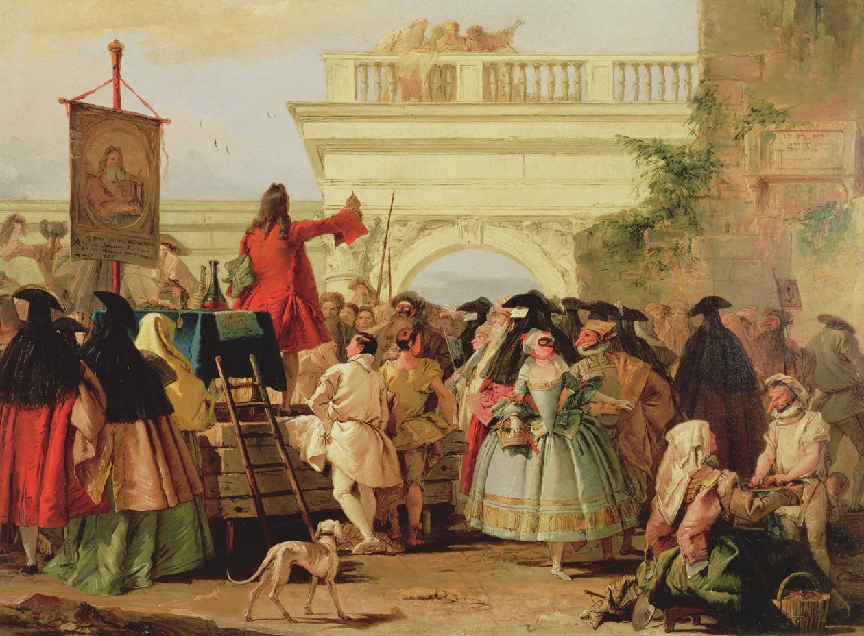Charlatanen av Giovanni Domenico Tiepolo