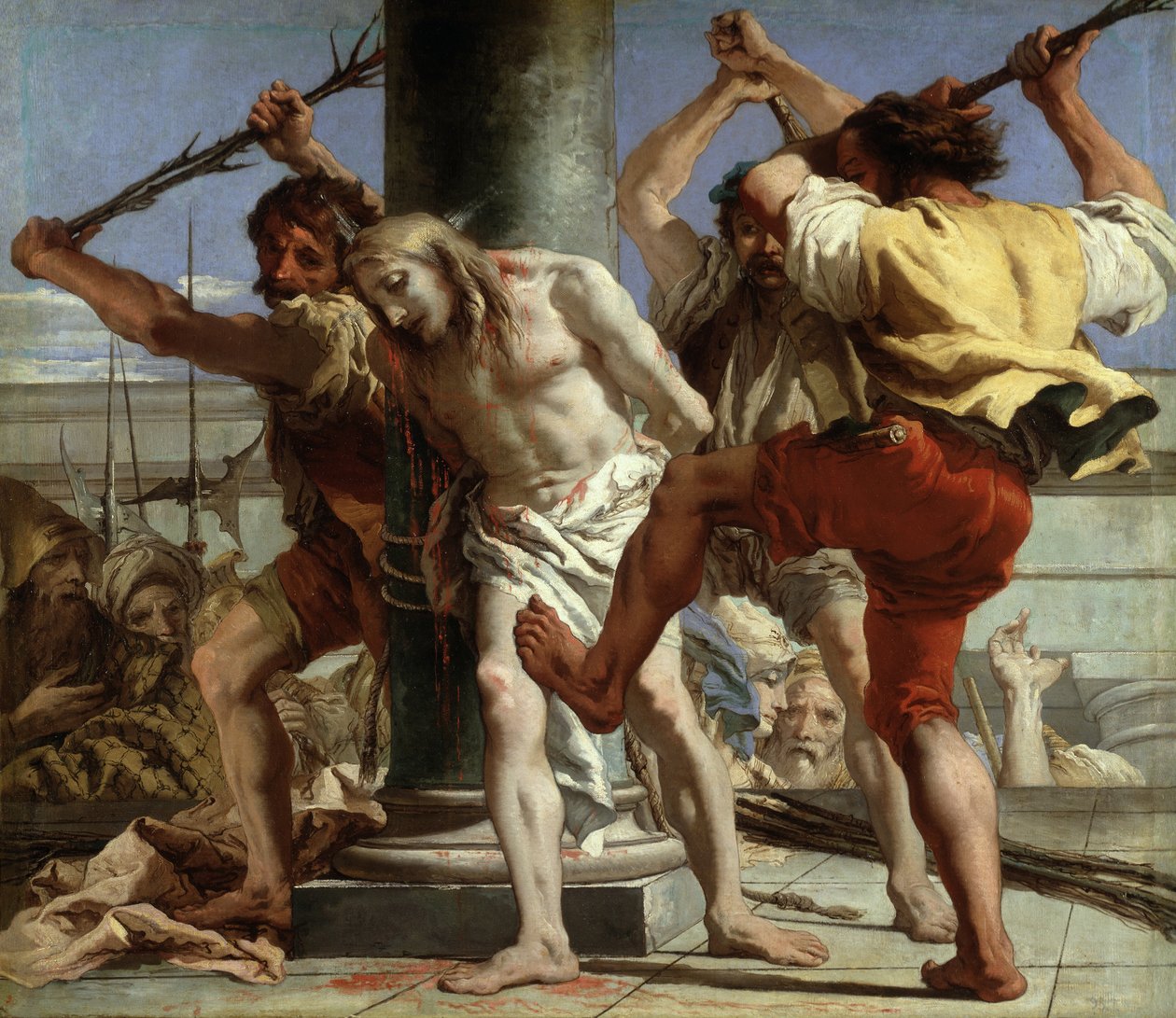 Kristus ved søylen, 1772 av Giovanni Domenico Tiepolo