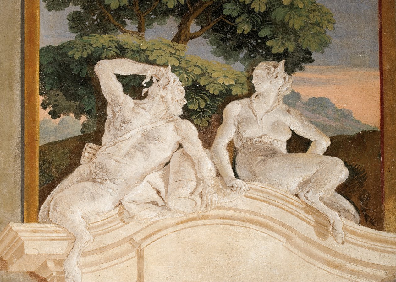 Fauns, 1757 av Giovanni Domenico Tiepolo