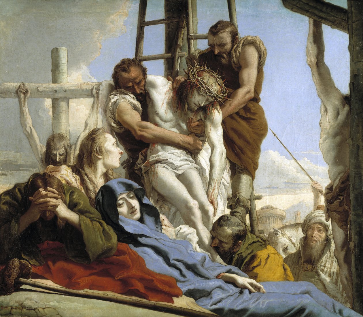 Nedstigningen fra korset, 1772 av Giovanni Domenico Tiepolo