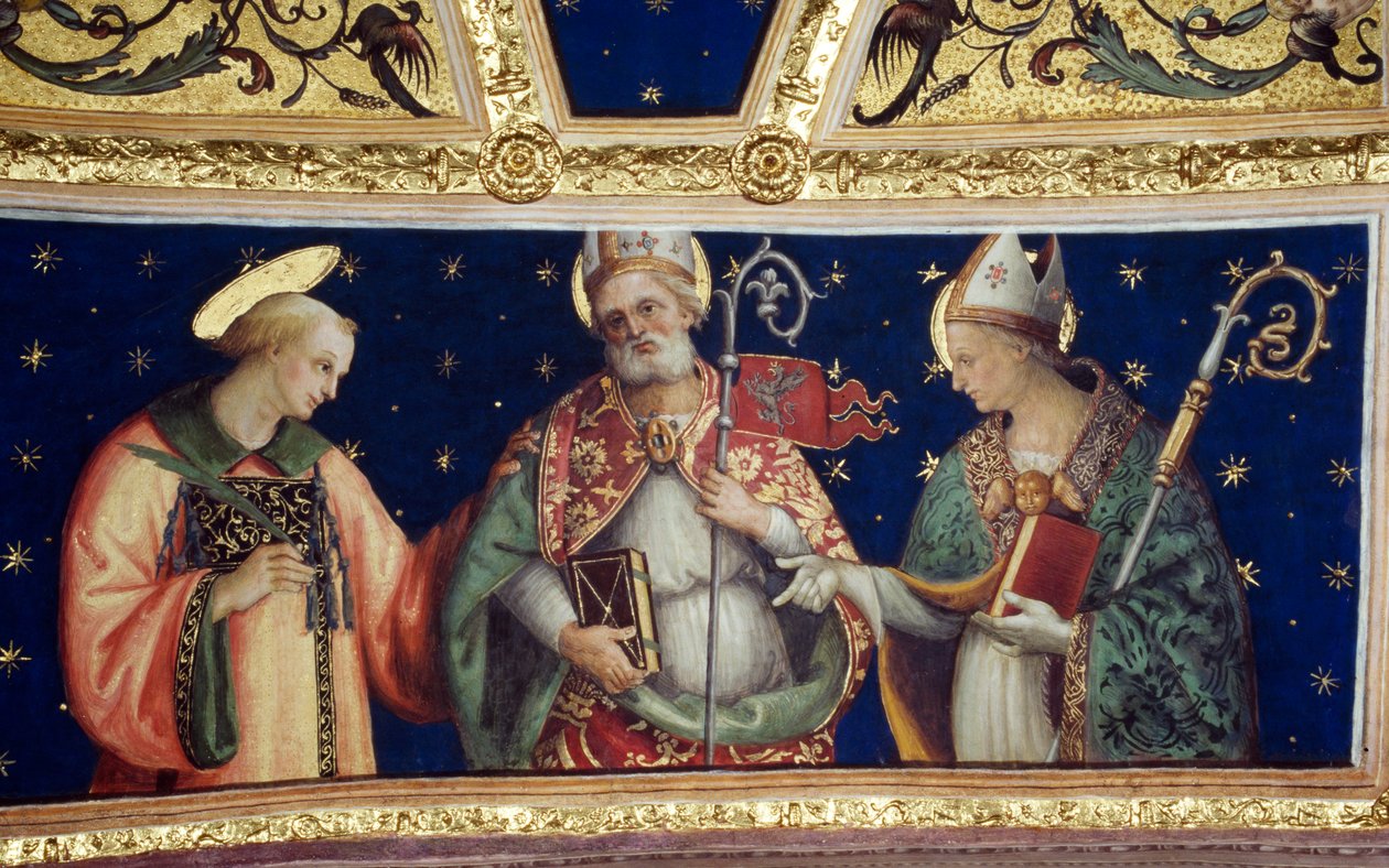 Saint James Minor, Saint Philip og Saint Thomas, detalj av Giannicola di Paolo