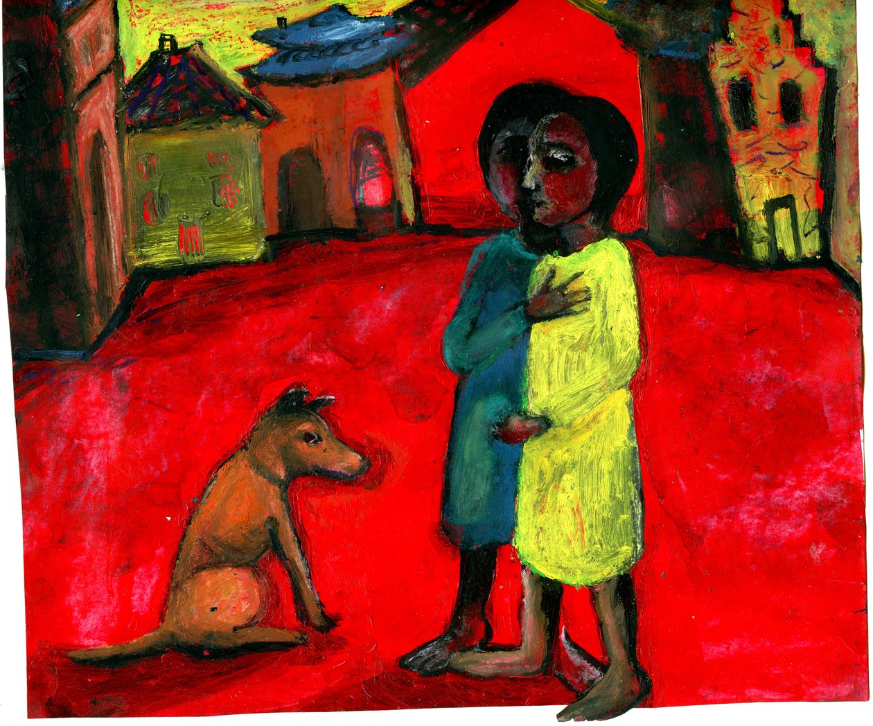 Brown Dog, 2004, (blandet media) av Gigi Sudbury