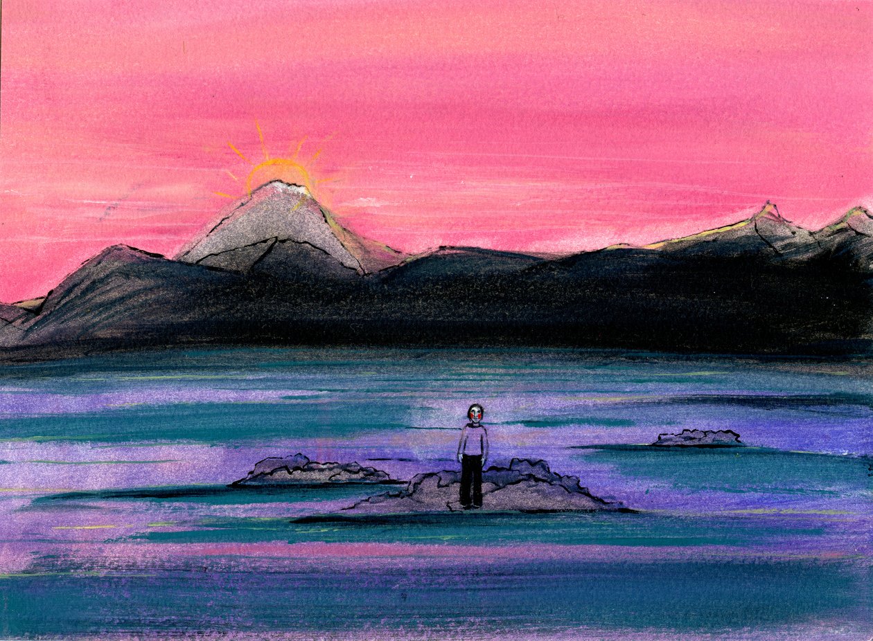 Study For A Sunset In A Foreign Land, 2004, av Gigi Sudbury