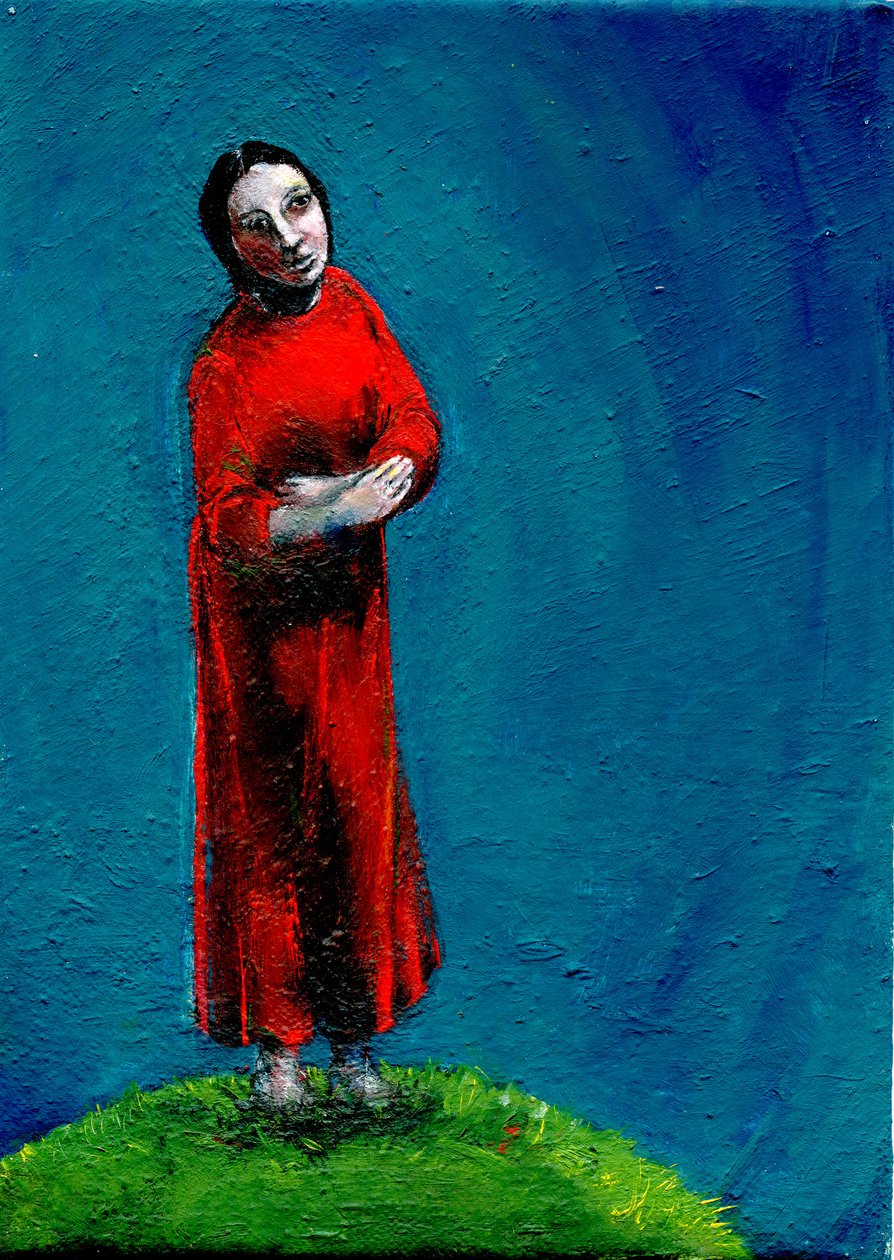 Studie for Kristi mor etter korsfestelsen, 2004, av Gigi Sudbury