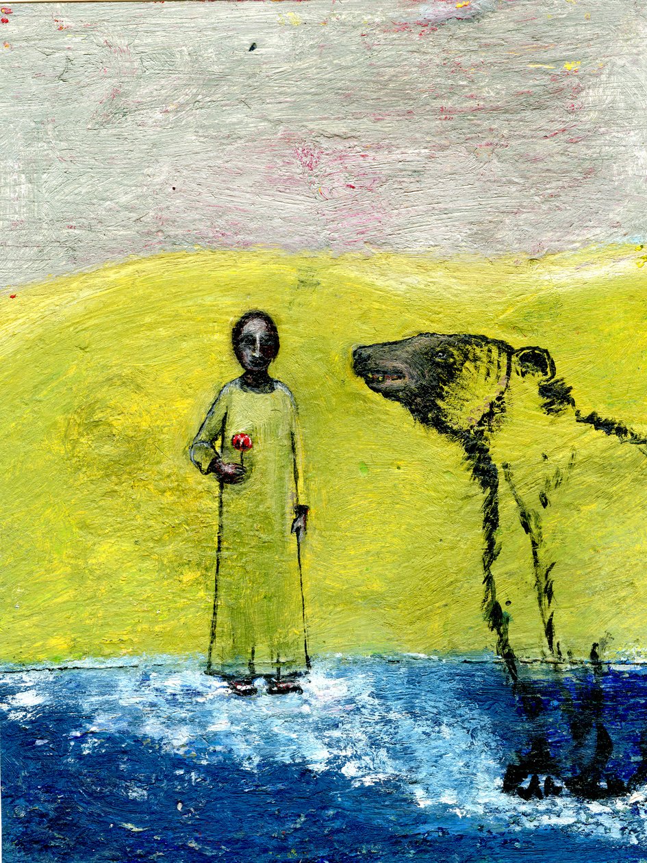 Søt rose og brunbjørn, 2005, av Gigi Sudbury