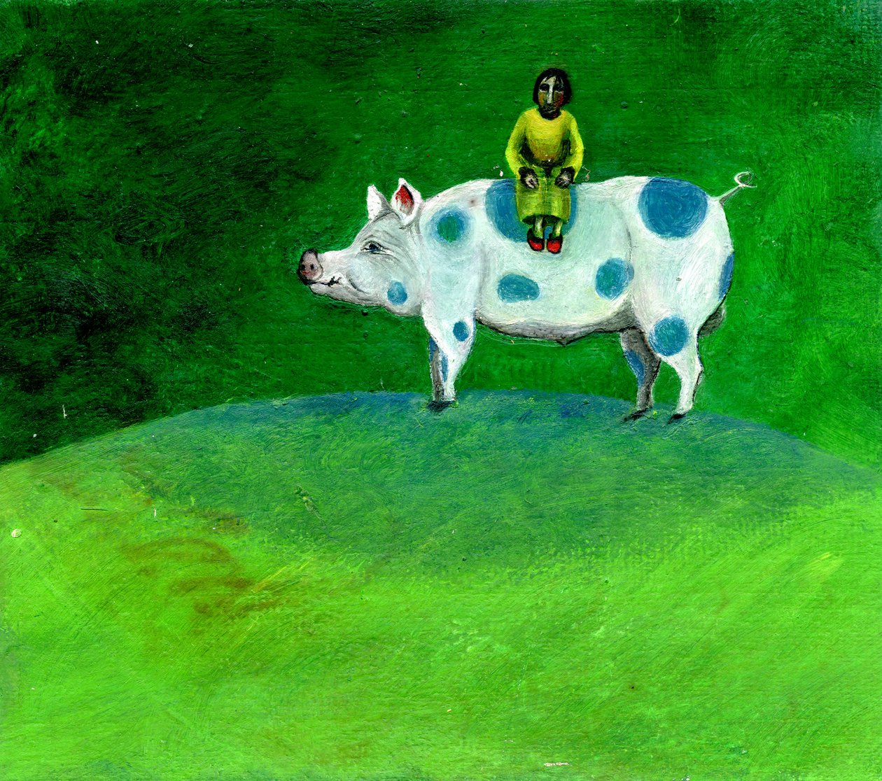 My Blue-spotted Pig Tok Me Home, 2003 av Gigi Sudbury