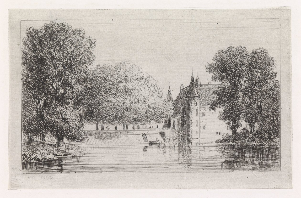 Slott på vannet av Gijsbertus Johannes Verspuy