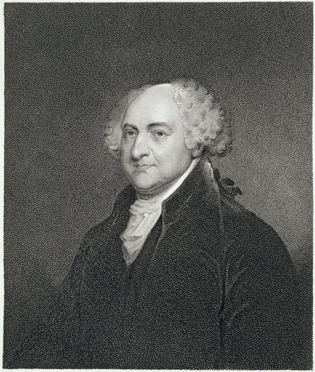 John Adams, gravert av James Barton Longacre (1794-1869) av Gilbert Stuart