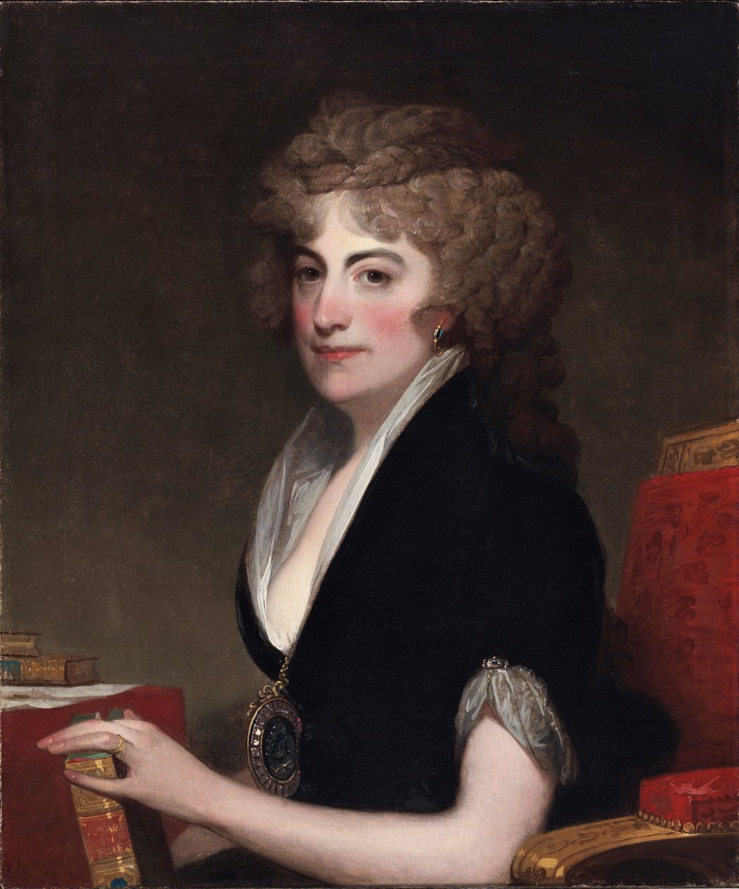 Portrett av Anne Willing Bingham av Gilbert Stuart