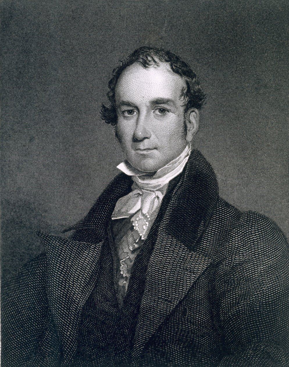 Louis McLane, gravert av Thomas Kelly (ca. 1795-c. 1841) av Gilbert Stuart Newton