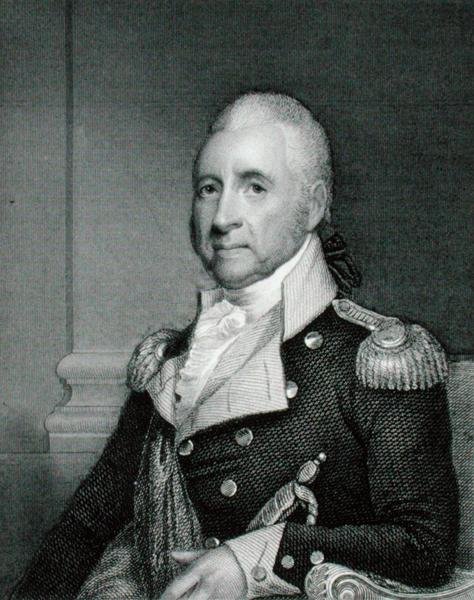 Generalmajor John Brooks (1752-1825) gravert av Asher Brown Durand (1796-1886) etter en kopi av originalen av James Herring (1794-1867) (gravering) av Gilbert (after) Stuart