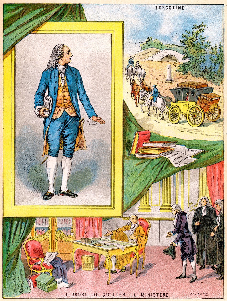 Anne Robert Jacques Turgot , fransk økonom og statsmann, 1898 av Gilbert