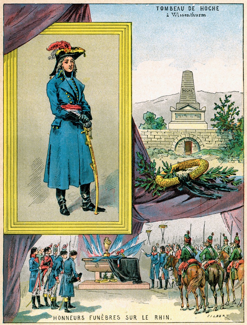 Lazare Hoche, fransk soldat, 1898 av Gilbert