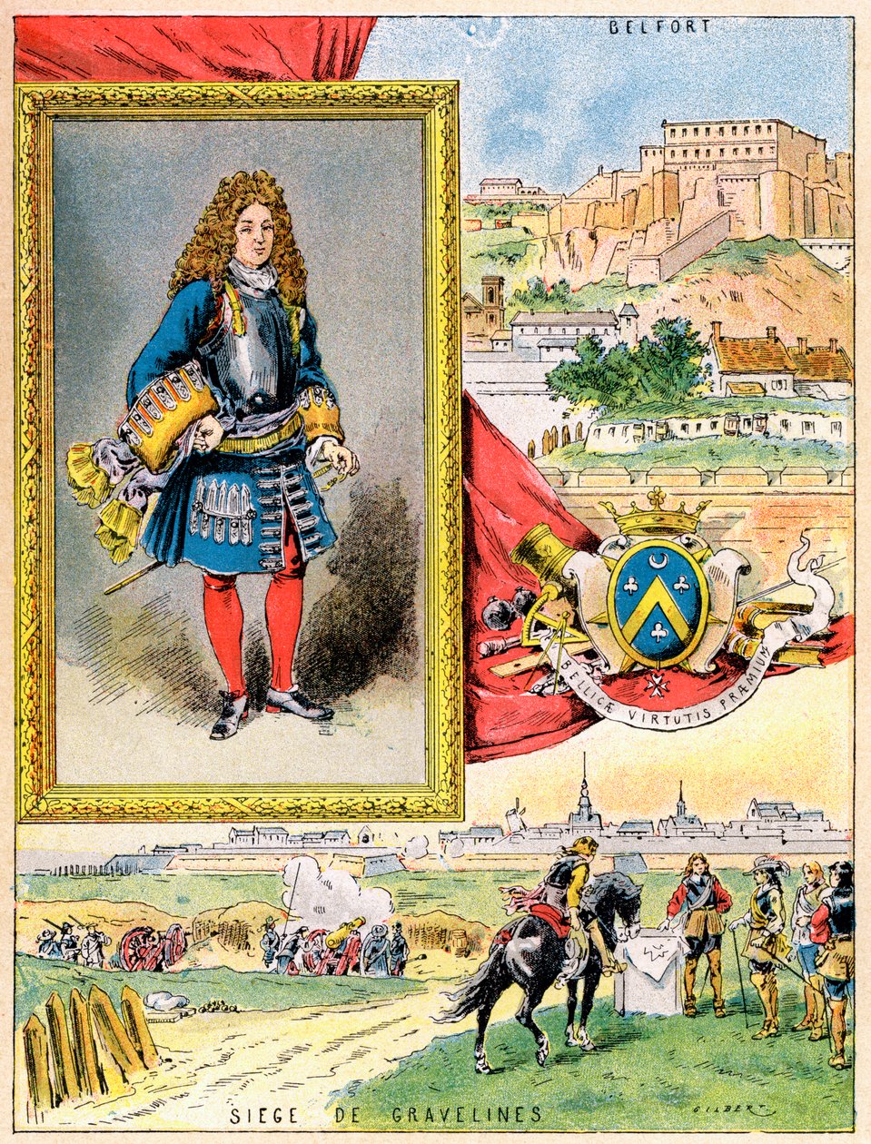 Sebastien le Prestre de Vauban, fransk militæringeniør, 1898 av Gilbert